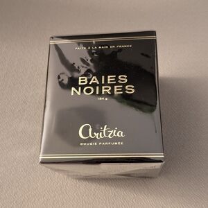 Aritzia Scented Candle in Black Packaging